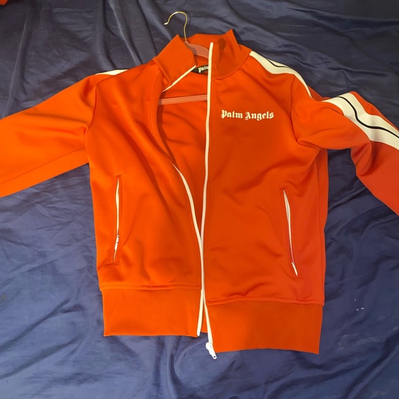 Red palm angels track jacket